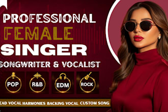 remake recreate ai song remake as custom female edm vocalist, female pop singer