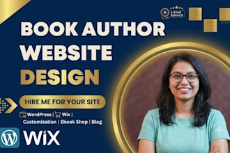 design author website, author website design for authors