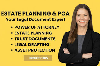 draft power of attorney and estate planning documents