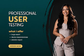 do user testing for website and apps