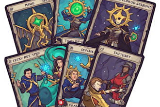 design trading card game, mtg card deck, edh commander deck