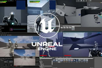 develop immersive unreal engine 5 multiplayer fps, rpg, action, open world games