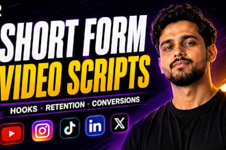 write engaging short video scripts for creators and brands