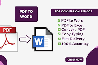 do PDF to word and excel conversion