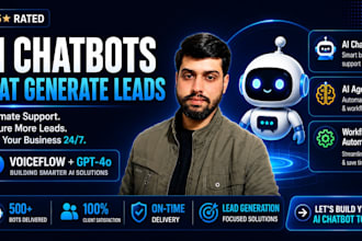 develop an ai chatbot for customer support and voiceflow