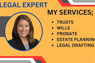 draft trusts, wills, probate, and estate planning documents