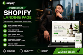 build a high converting shopify landing page