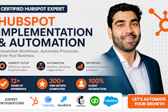 be your hubspot expert to implement setup and integrate hubspot CRM for business