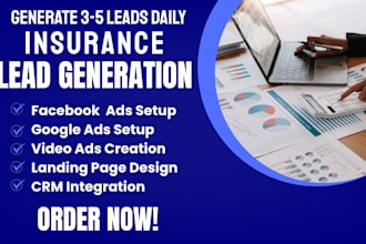 insurance leads, insurance facebook ads, insurance google ads, video ads