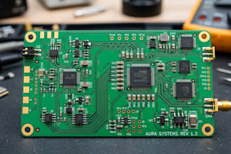 design custom pcb, compact pcb layout, pcb routing, analog, digital and r