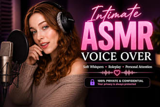 be your female nsfw voiceover record custom erotic seductive asmr flirty voice