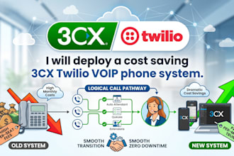deploy a cost saving 3cx twilio voip phone system