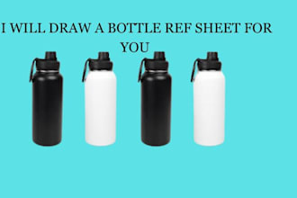 do bottle ref sheet for your product branding