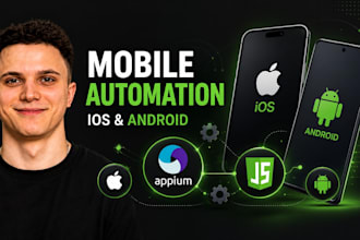 build mobile QA automation for ios and android using appium