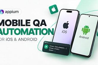build mobile QA automation for ios and android using appium