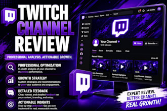 create a professional twitch banner and profile graphics