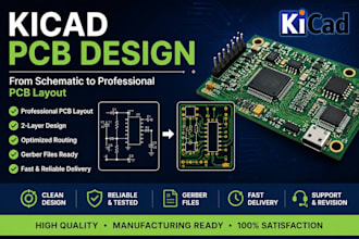 schematic to kicad pcb