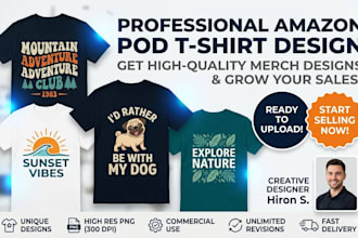amazon print on demand, design trendy amazon pod t shirts