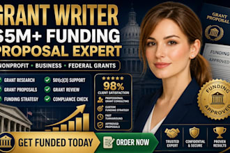 write small business grant proposals and funding applications