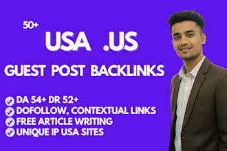 build contextual guest post backlinks on high da US websites