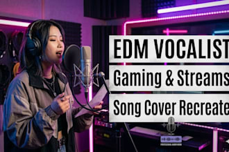 be your emotional female edm topline vocalist for melodic house melodic techno