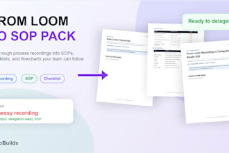 turn your loom or zoom recording into a clear sop and checklist