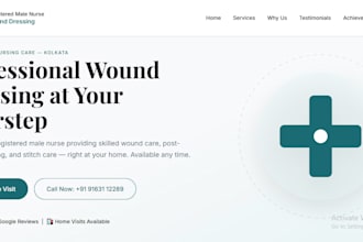 build a clean single page static website