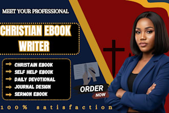 ghost write christian ebook, daily devotional, self help book, prayer journal