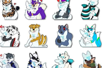 create furry telegram stickers discord animated furry sticker pack furry emotes