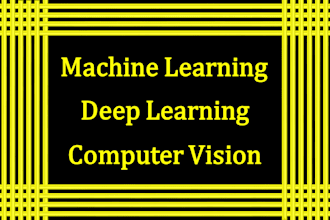 do machine learning, deep learning, and computer vision projects