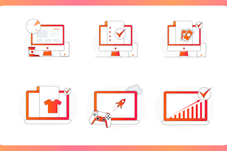 design custom icons and vector icons for any project