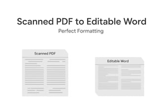 accurately type bangla PDF, image or handwriting to ms word