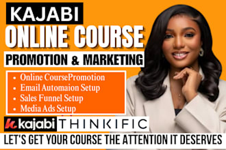 do kajabi online course promotion thinkific course marketing to boost sales