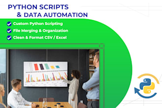 do data automation and custom python scripting