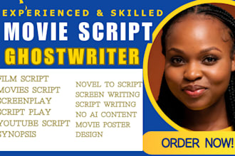 write screenwriting, screenplay, movie script, tv pilot, feature films, synopsis