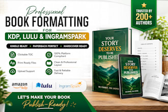 kindle ebook formatting, layout design, book and ebook formatting