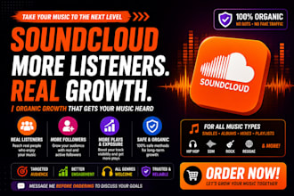 organic soundcloud promotion, soundcloud followers, soundcloud listeners