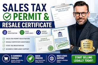 register sales tax permit and resale certificate for your business