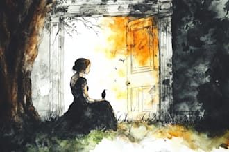 draw watercolor or digital illustration for commercial use