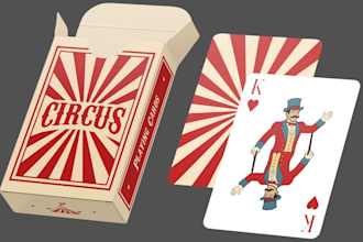 custom playing card design, trading card, poker card, blackjack, 52 card deck