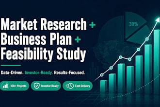 do comprehensive market research, business plan, and feasibility study