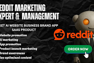 market ai website business brand app saas product via reddit seo post thread