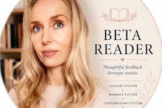 be your critical beta reader for your novel