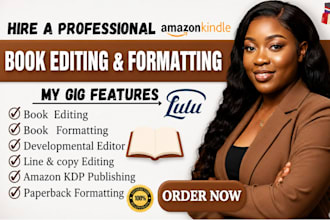 do book editing and formatting, paperback formatting, developmental book editor