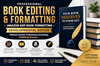 do book editing, ebook formatting, amazon KDP formatting, developmental editor