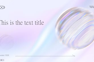design a professional powerpoint presentation for your project