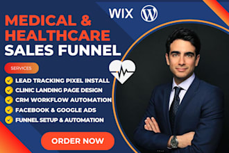 build a medical website, healthcare CRM, and run doctor lead generation ads