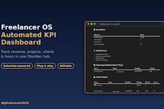 create a custom business management system in obsidian
