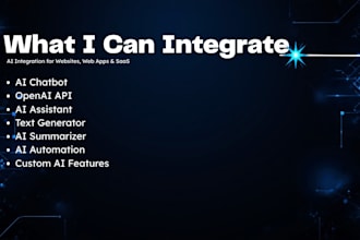 integrate openai API or ai chatbot into your website