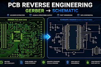 reverse engineer your pcb and deliver accurate schematics and layout files